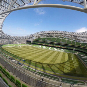 Aviva Stadium, home of irish rugby internationals and six nations