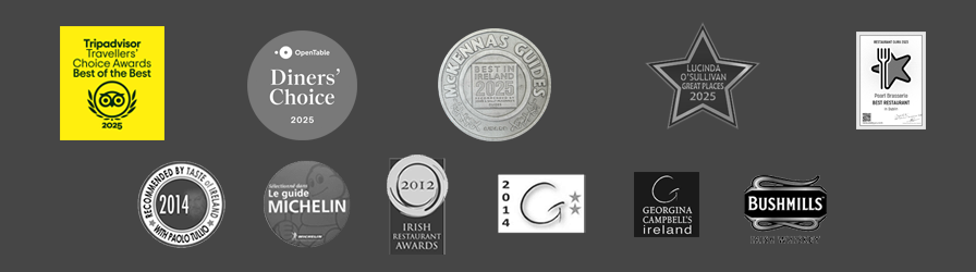 Award wining fine dining restaurant in Dublin Ireland